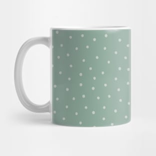 Random scattered dots, abstract minimalistic print Mug